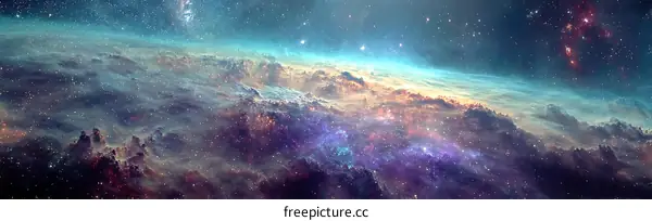 Cosmic Nebulae in the Vastness of Space