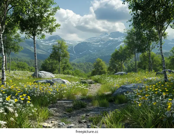 Nature's Beauty: A Serene Landscape