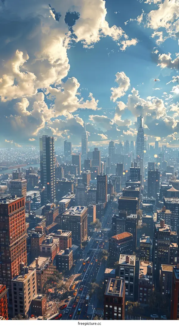 A City of Towering Skyscrapers