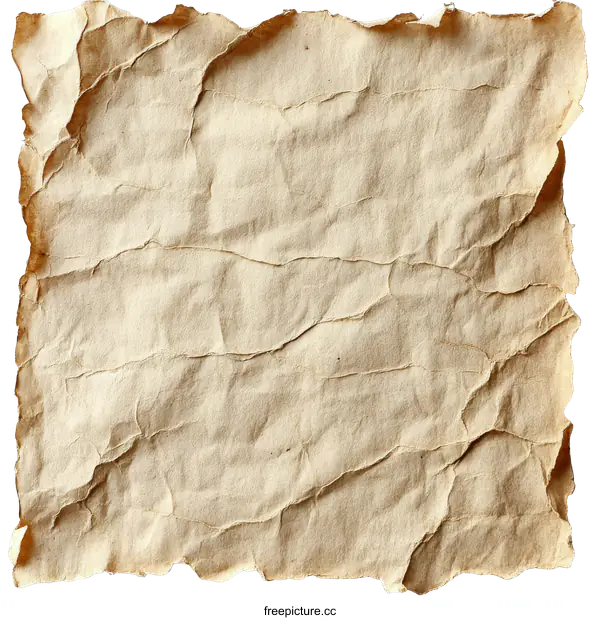 [Transparent Background PNG]Aged Paper Texture Background