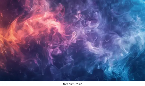 Colorful smoke background