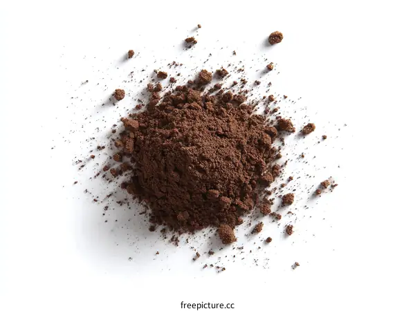Brown Powder Texture Close Up