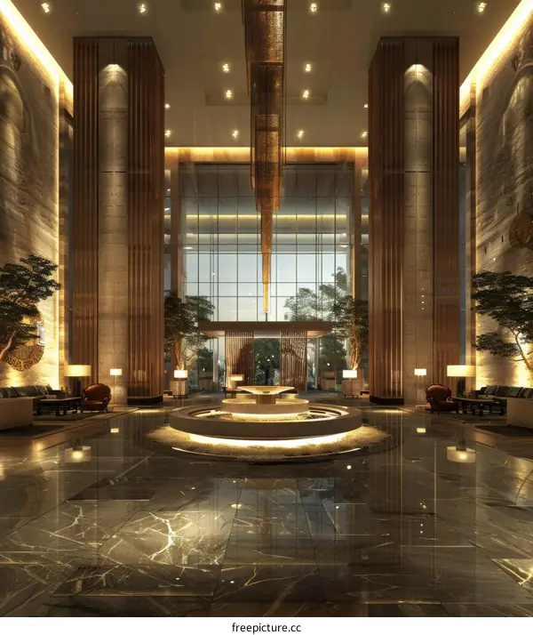 Luxury Hotel Lobby Interior Design