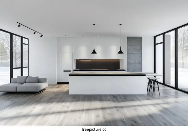 Modern Minimalist Kitchen Interior Design