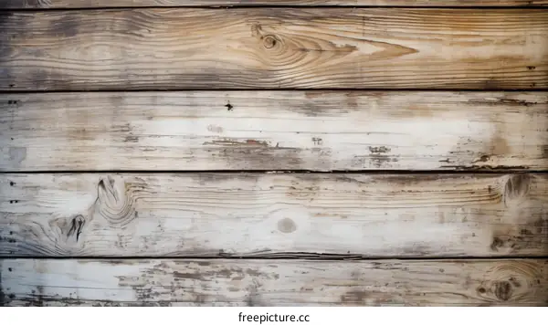 Old Weathered Wooden Fence Texture Background