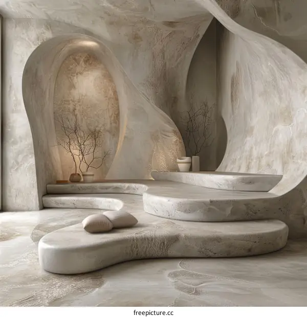 Abstract Modern Minimalist Interior Design