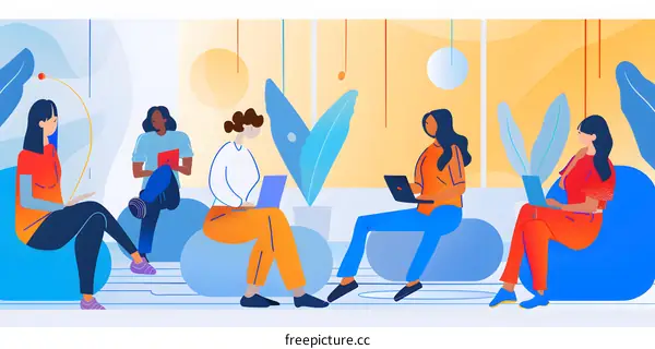 Diverse Team Working Together on Project