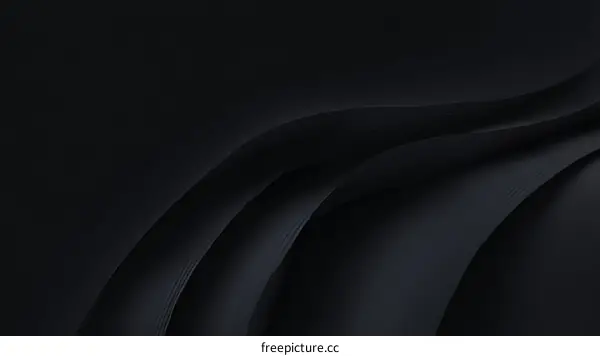 Abstract Black Wave Design Background