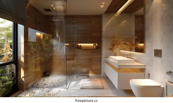 Modern Minimalist Luxury Bathroom Design