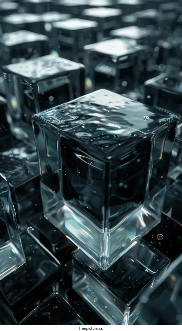 3D Crystal Geometric Shapes