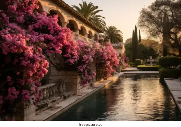 Mediterranean villa with pool and garden