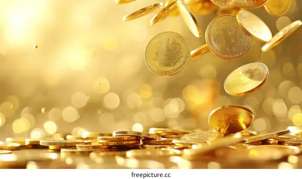 A golden rain of Bitcoin