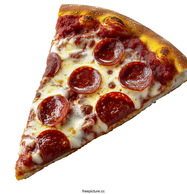 [Transparent Background PNG]Delicious Pepperoni Pizza Slice