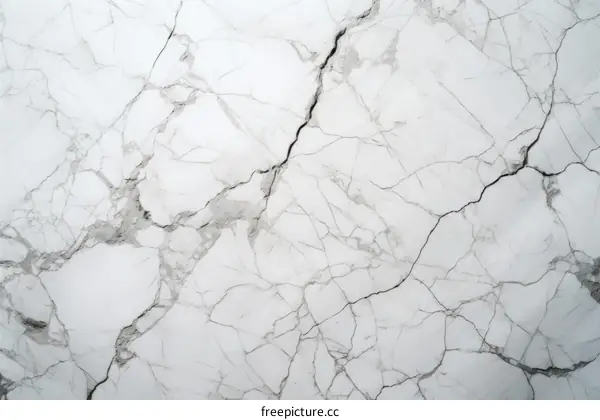 White marble texture with cracks