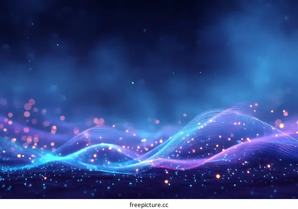 Abstract Digital Wave Design