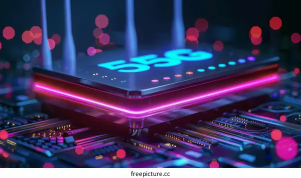 5G network technology concept