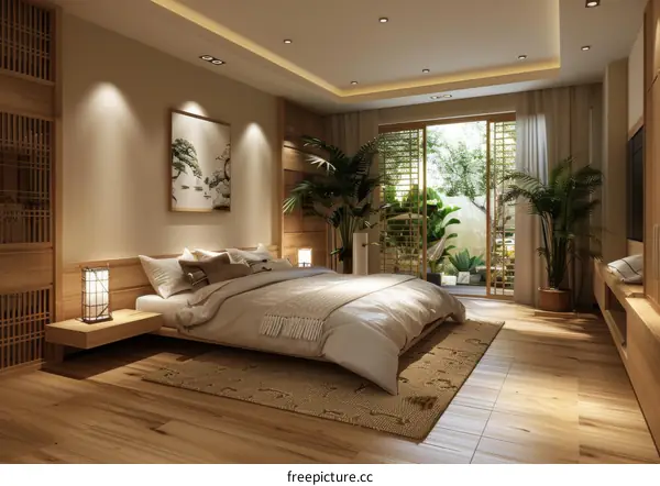 Japanese Style Bedroom Interior Design