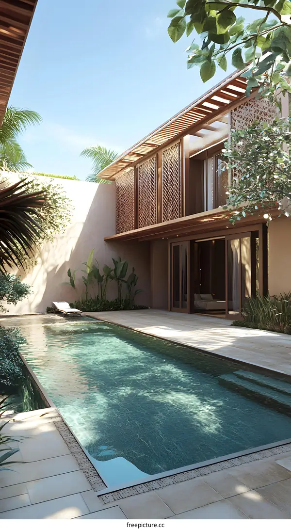 Modern Villa with Swimming Pool and Patio