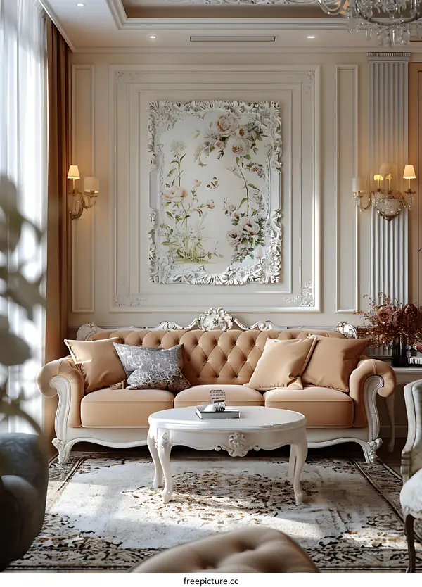 European style living room