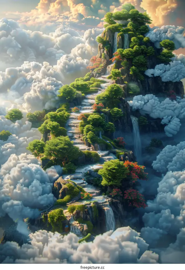 Stairway to Heaven: A Mountaintop Paradise High in the Sky