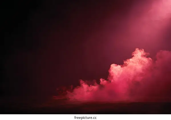 Red Smoke Background with Dark Tone
