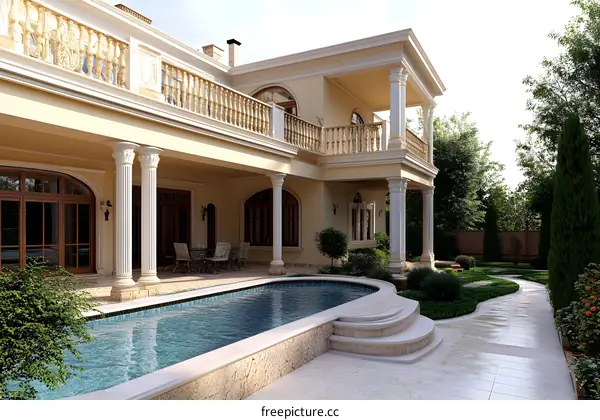 Luxury Villa with Swimming Pool and Patio