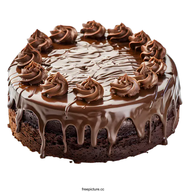 [Transparent Background PNG]Delicious Chocolate Cake
