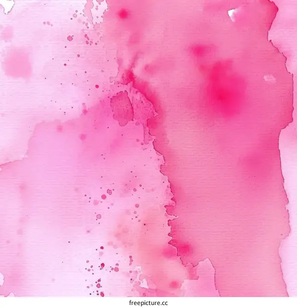 Pink Watercolor Background Texture