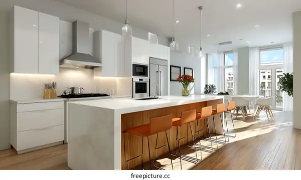 Modern Kitchen with an Open Concept Design