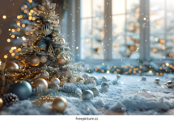 Christmas tree with decorations