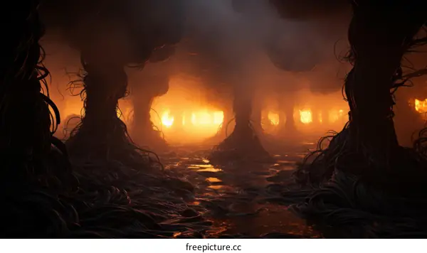 Cthulhu Mythos inspired environment concept art