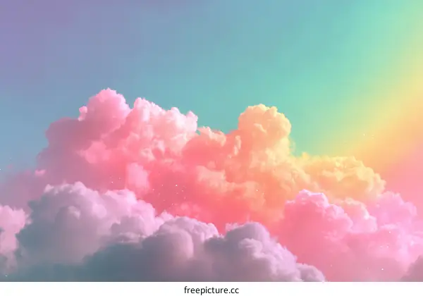 Pastel Dreamy Cloudscape