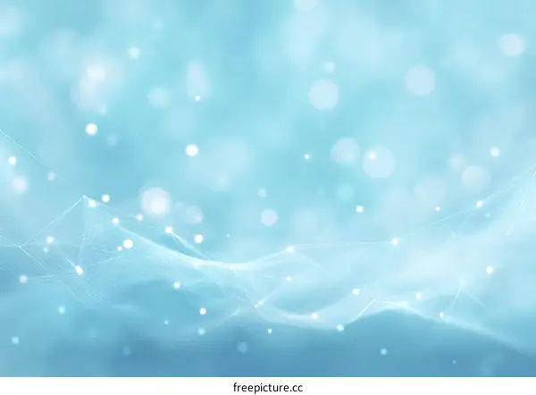 Abstract Light Blue Network Background Design
