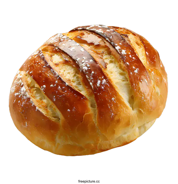 [Transparent Background PNG]Freshly baked loaf of bread