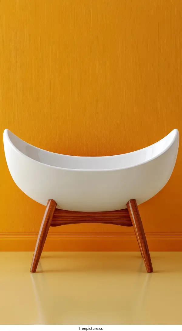 Modern Retro Stylish Baby Bathtub Interior Design