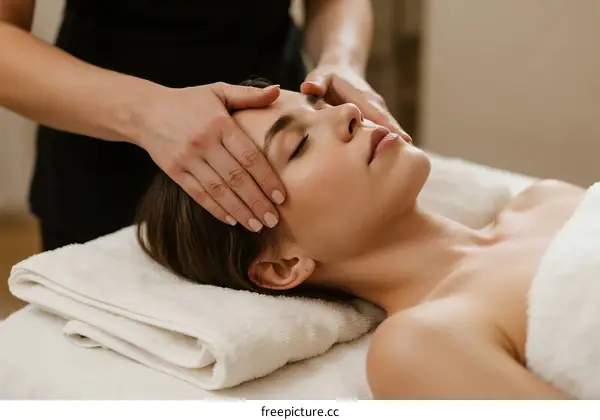 Professional Facial Massage for Skin Rejuvenation and Relaxation