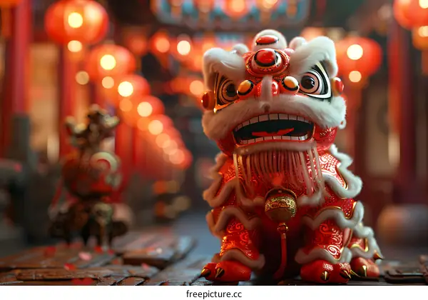 Lion dance