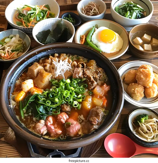 Japanese Hot Pot Meal Set