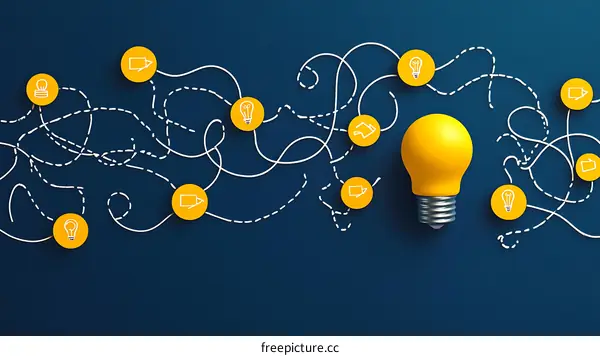 Creative Idea Connections Illustration