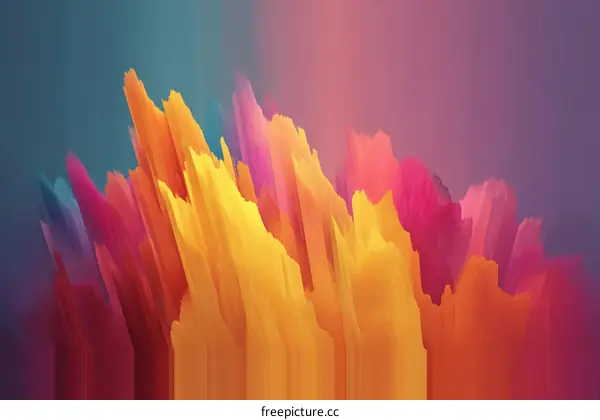 Abstract Colorful Geometric Shapes