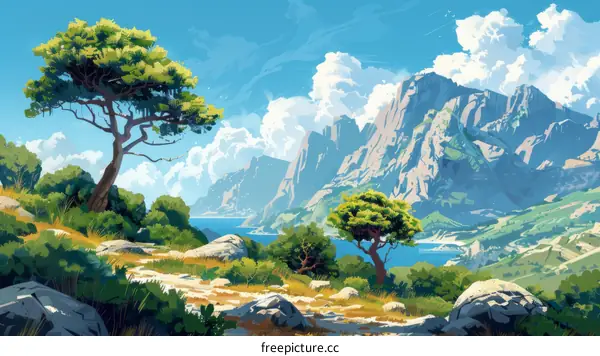 Majestic Rocky Mountain Panorama