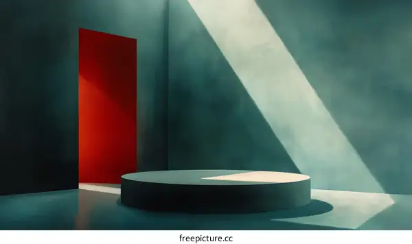 Minimalist Modern Product Display Stage