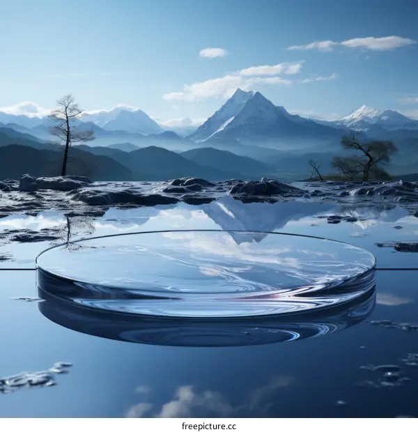 Showcase Your Product with Stunning Mountain Backdrop