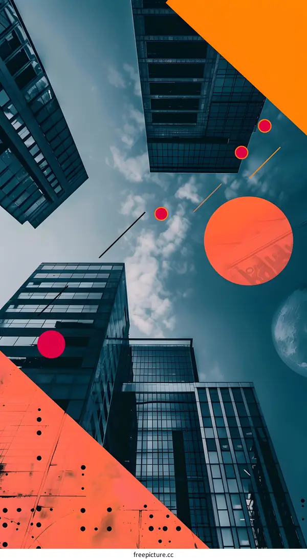 Modern Architecture Abstract Cityscape Design