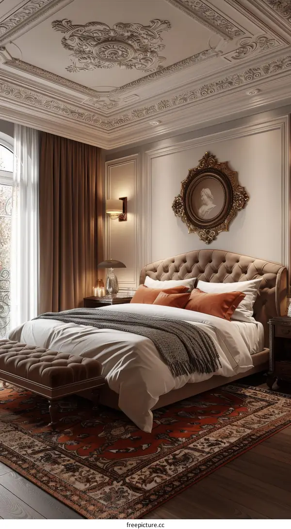 Elegant Bedroom Interior Design with Luxurious Decor