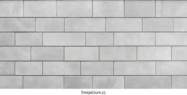 Light Gray Brick Wall Texture Background