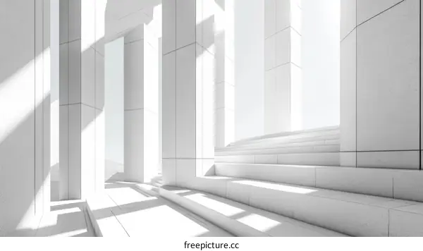 Modern Architectural Design Empty Space Interior