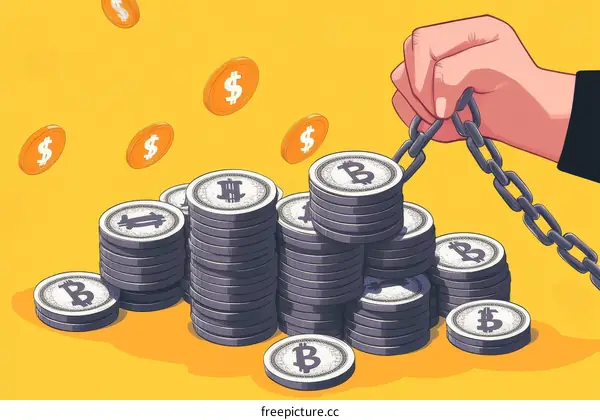 Cryptocurrency Chains and Financial Constraints