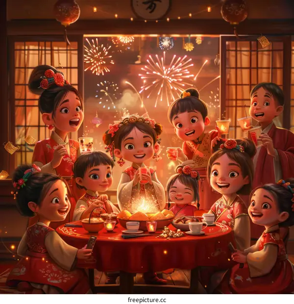 Chinese New Year Family Reunion Dinner