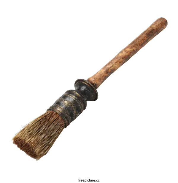 [Transparent Background PNG]Vintage Decorative Paint Brush